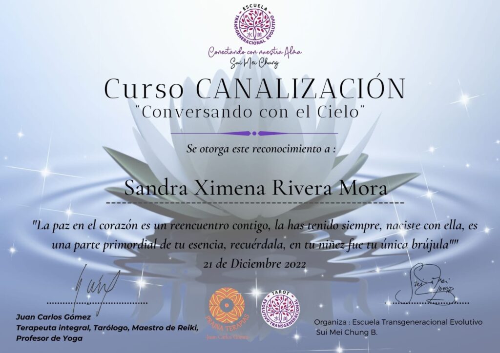 CERTIFICADO CANALIZACION